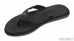 NEW RAINBOW SANDALS women's solid molded sandal in black
